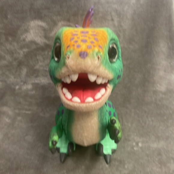 FurReal Friends Munchin Rex Baby Dino Dinosaur Interactive Toy Figure Only Works - Picture 7 of 7